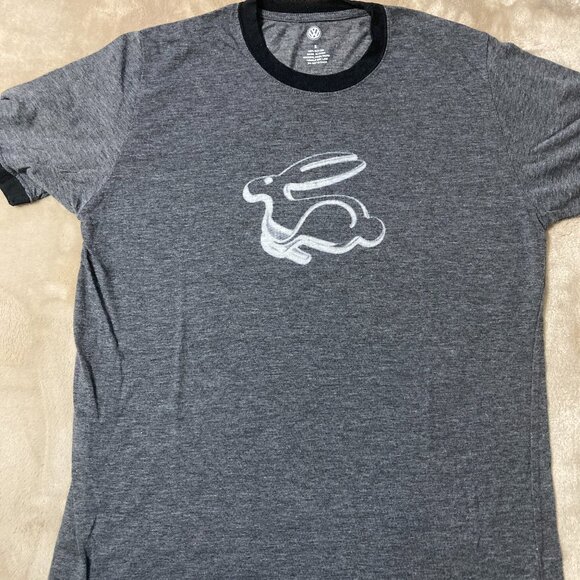 Rare 2008 VW Rabbit T-Shirt, Grey/Black - Small - Picture 1 of 9